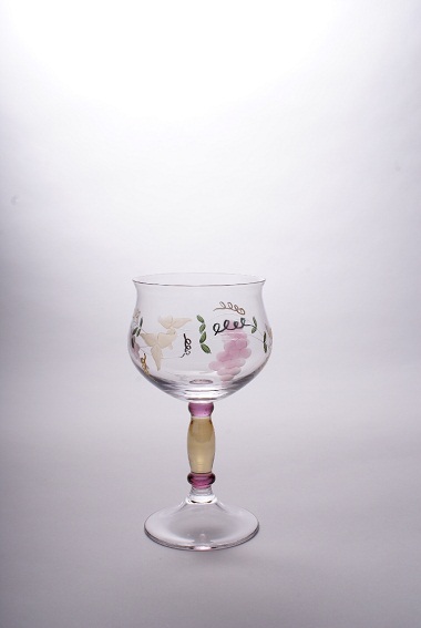 FG5207 Hand Blown Lead-free Crystal Red Wine Glass
