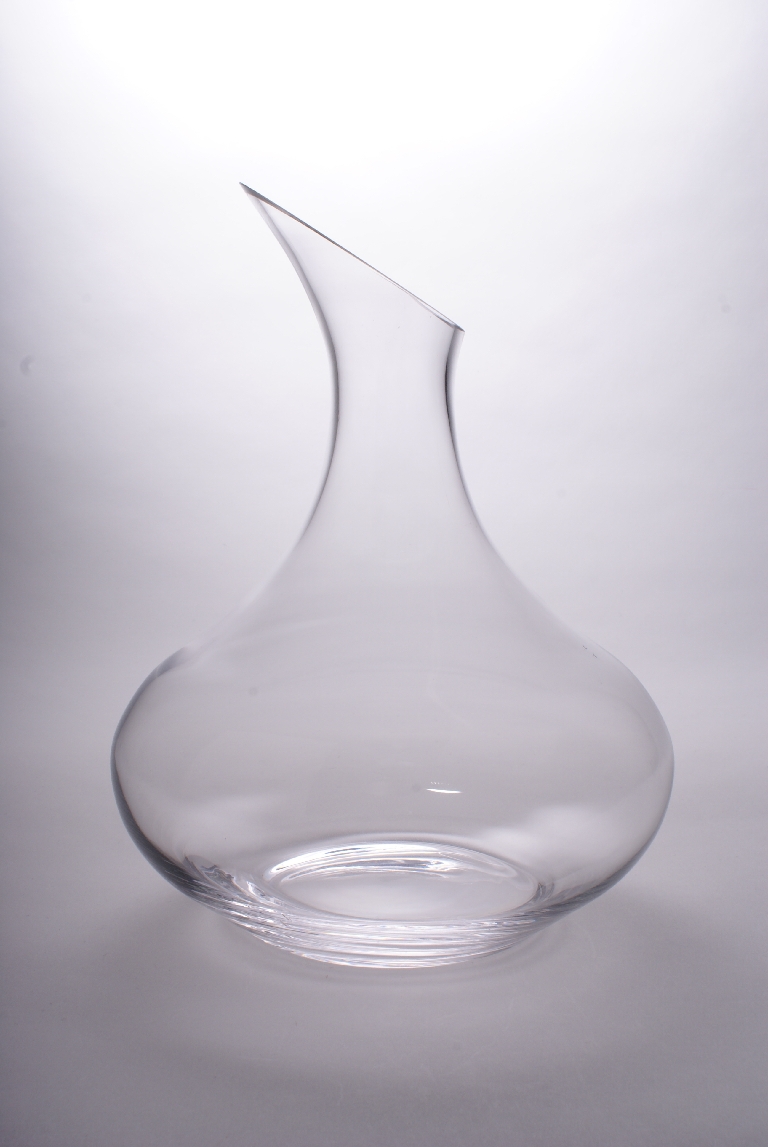 FG8602 Hand Blown Lead Free Crystal Glass Decanter