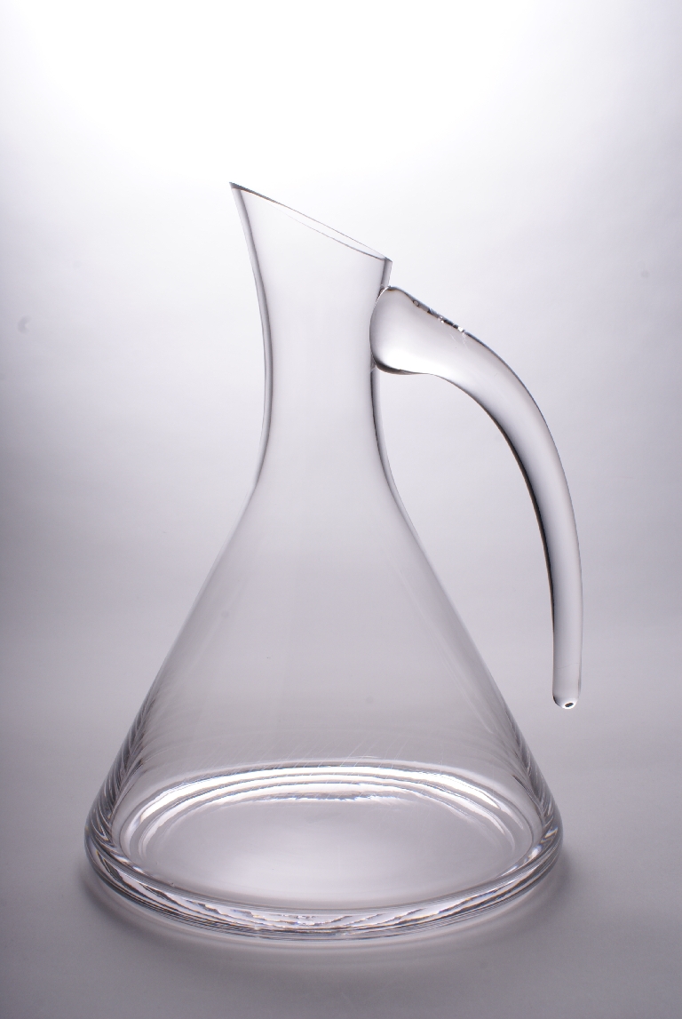 FG8608 Hand Blown Lead Free Crystal Glass Decanter