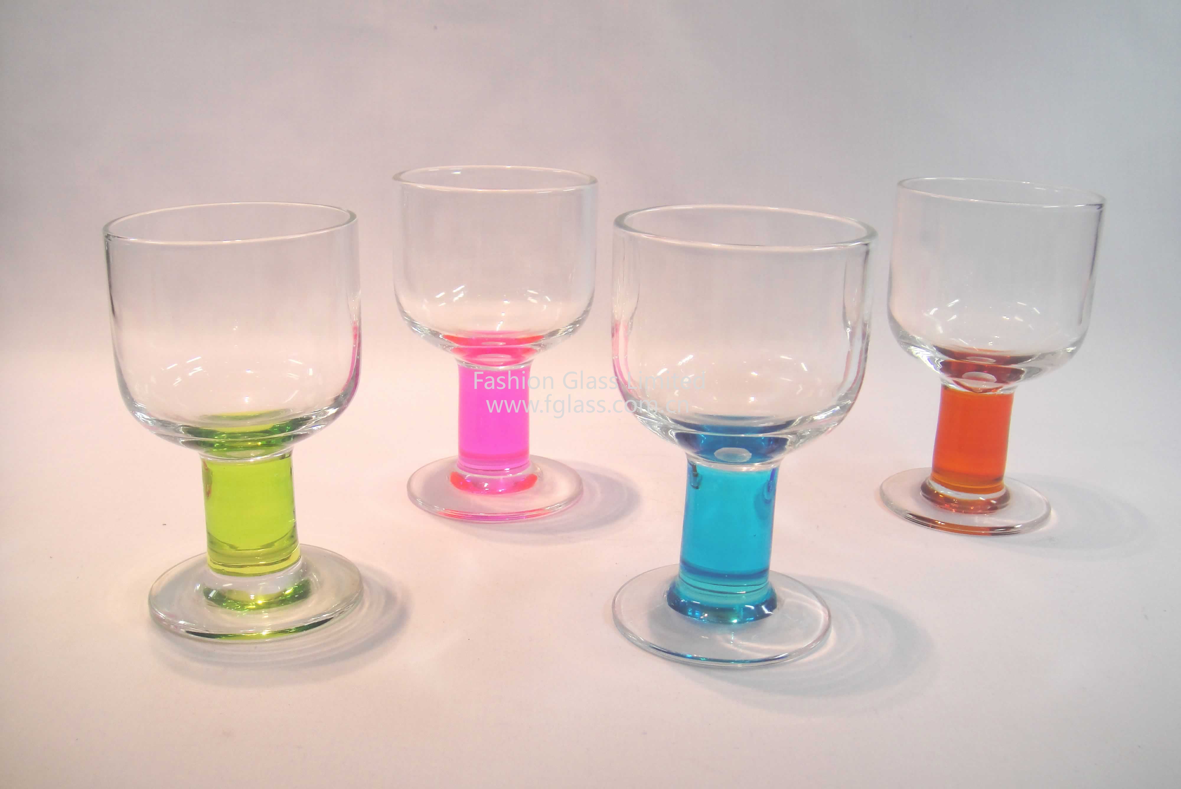 FG1620 Hand Blown Painted Glass Set