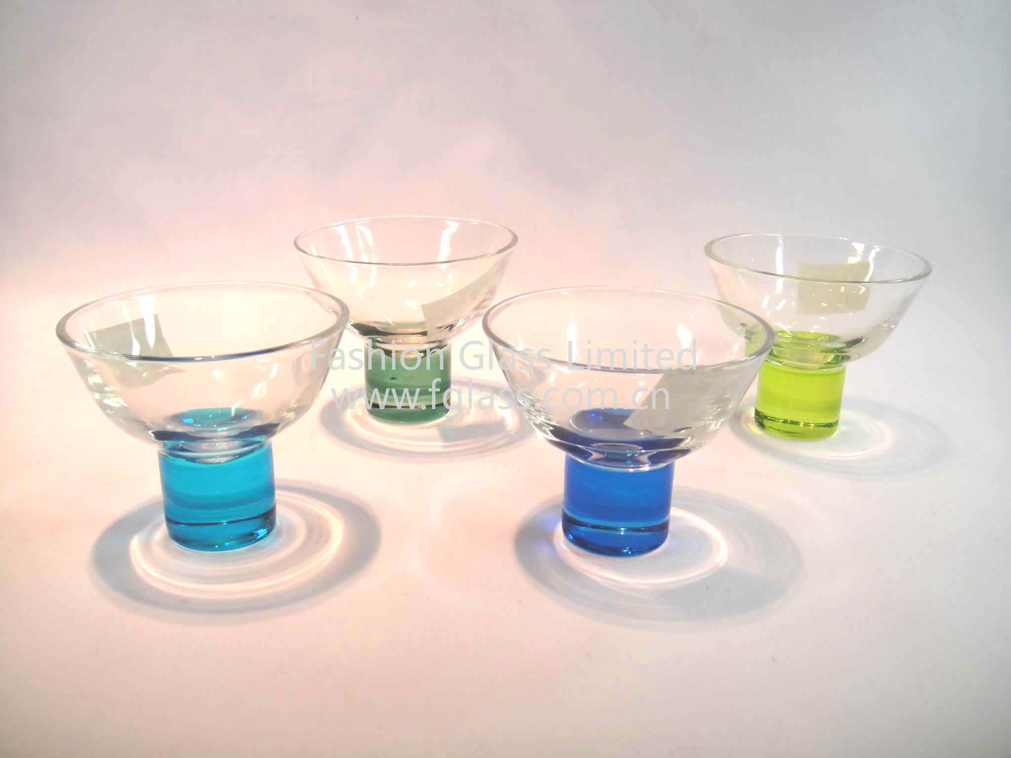 FG1668 Hand Blown Painted Glass Set