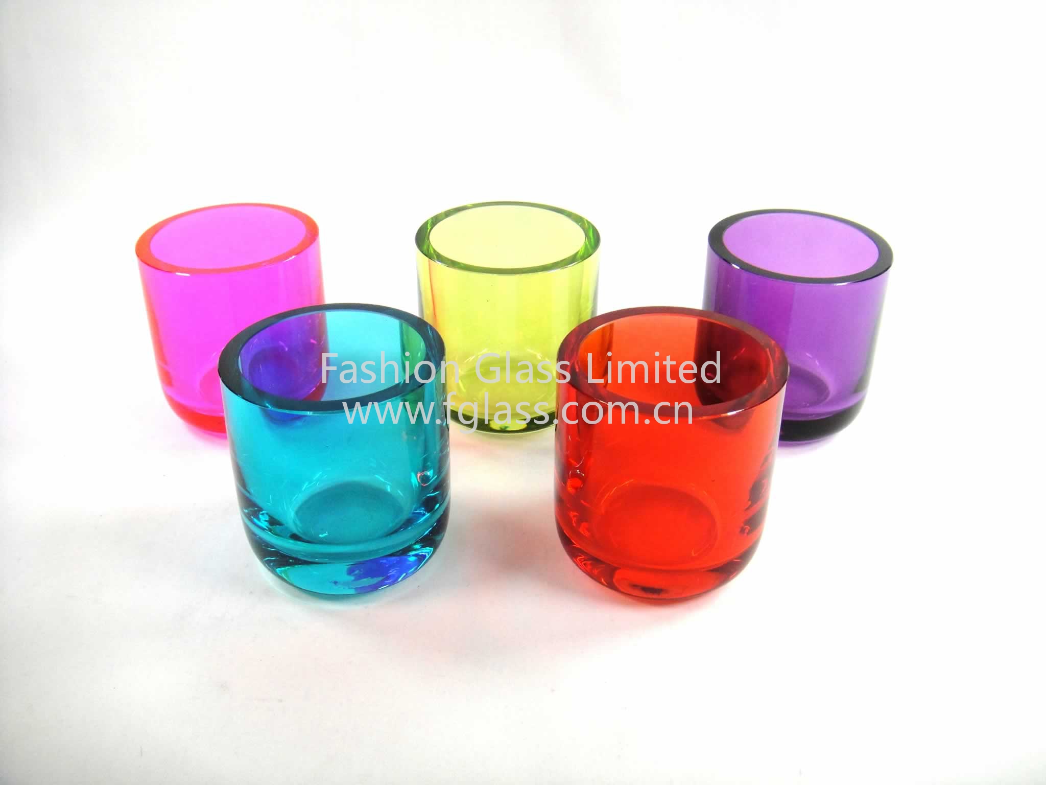 FG1725 Hand Blown Candle Glass