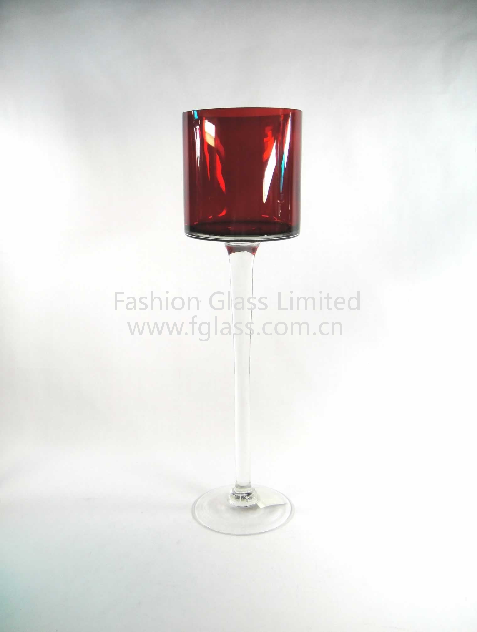 FG1933 Hand Blown Candle Glass