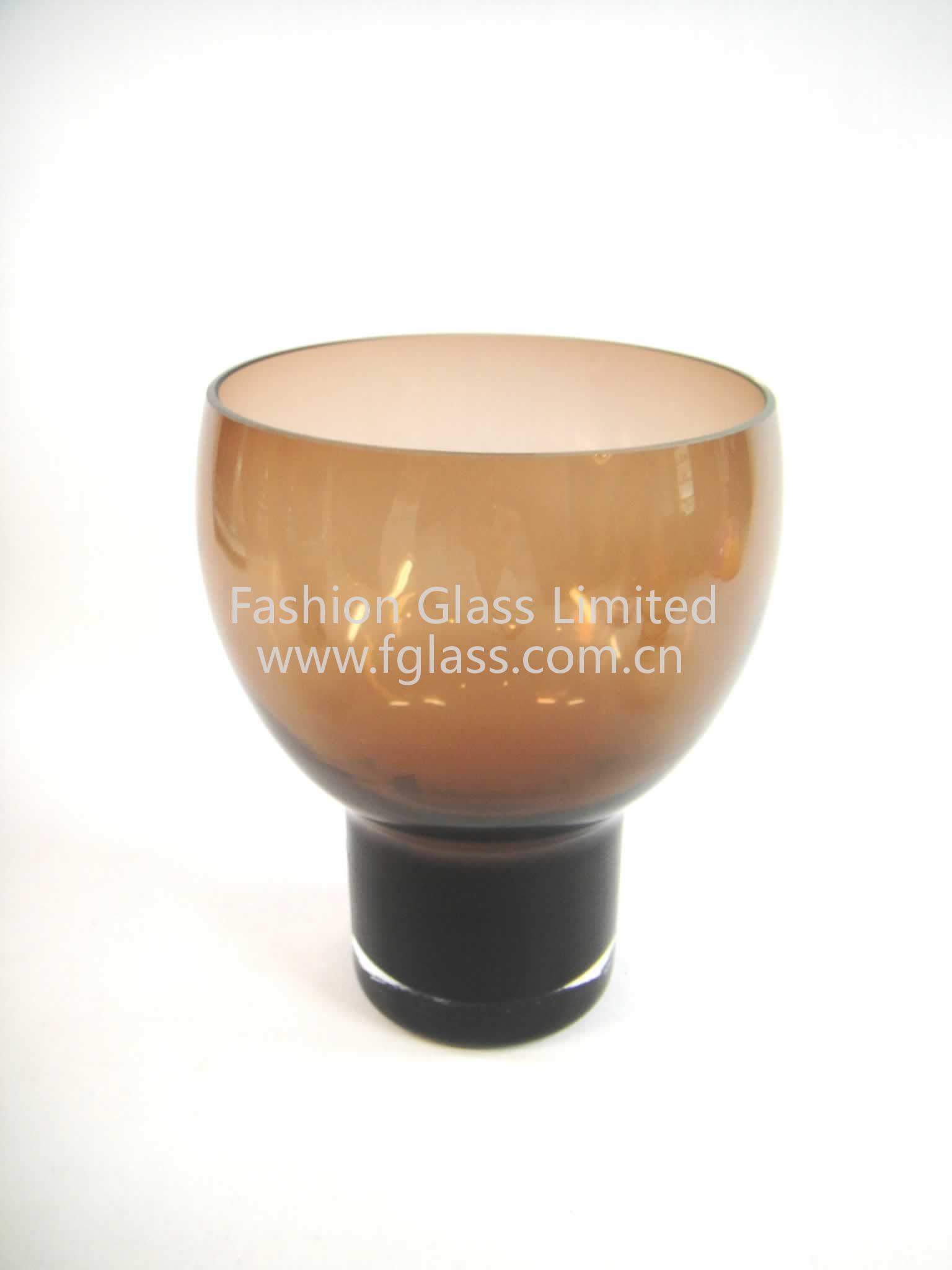 FG1943 Hand Blown Candle Glass