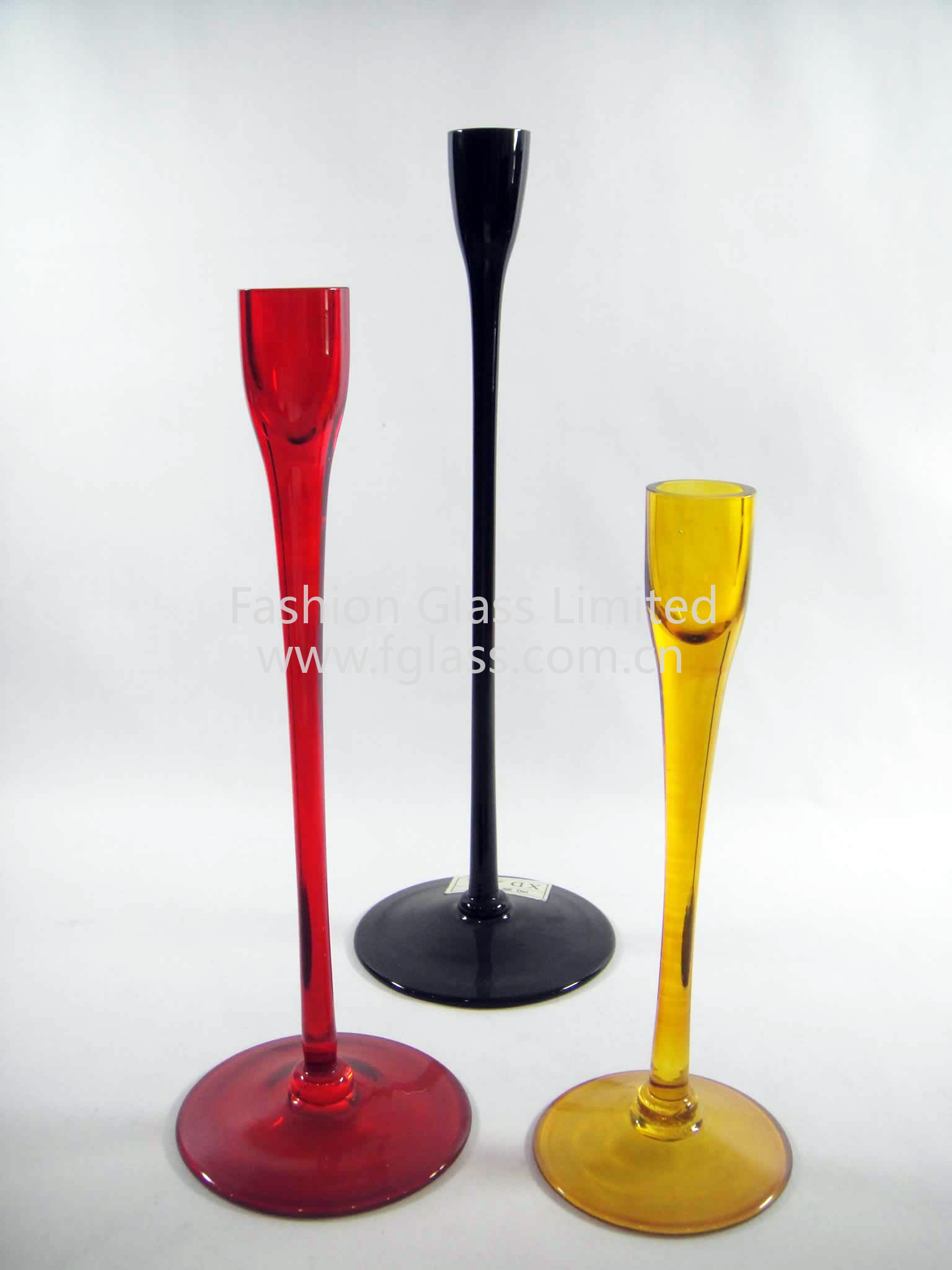 FG1974 Hand Blown Candle Glass