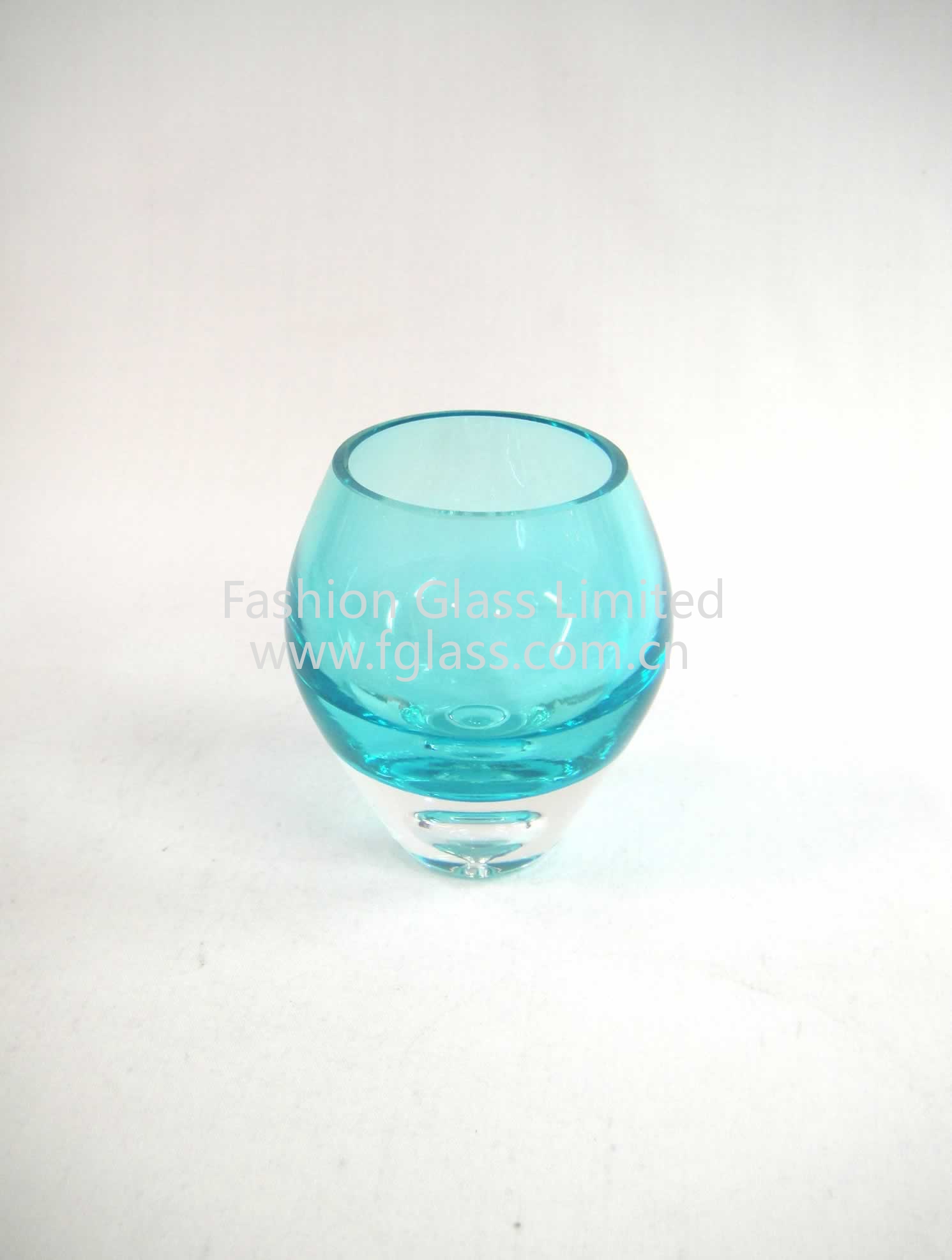 FG2272 Hand Blown Candle Glass