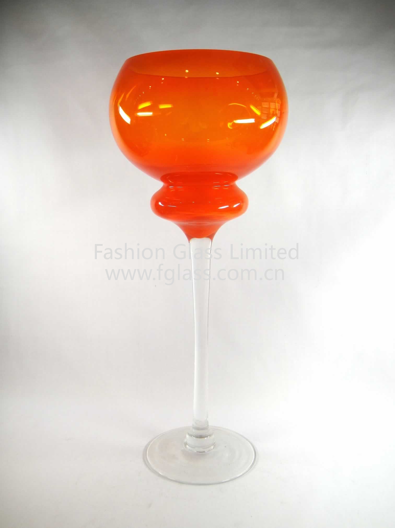 FG2652 Hand Blown Candle Glass
