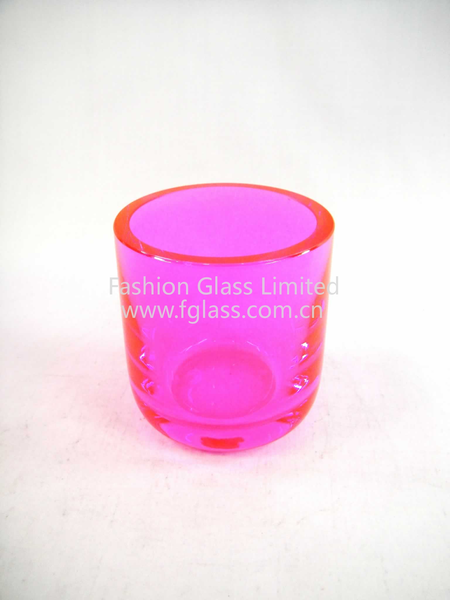 FG3637 Hand Blown Candle Glass