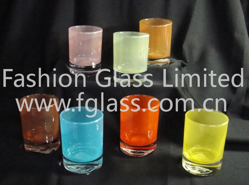 FG5485 Hand Blown Candle Glass